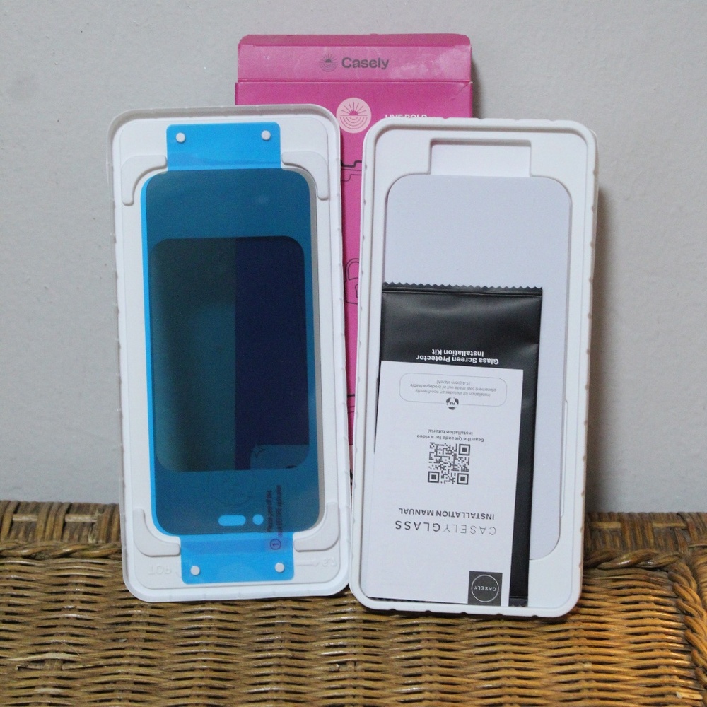 Casely Glass.  Premium Tempered Glass Screen Protector.